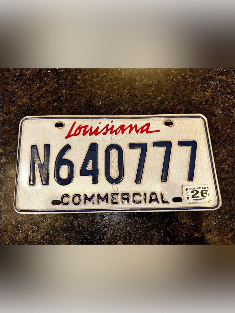Louisiana- License Plate